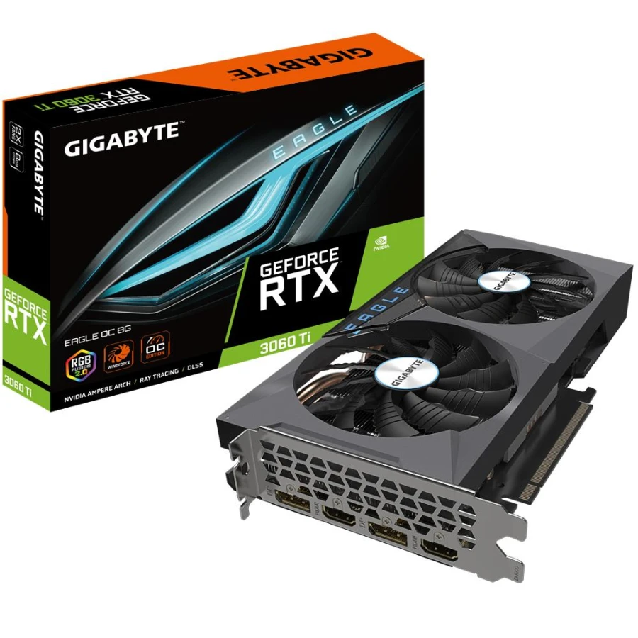 Gigabyte EAGLE GeForce RTX 3060TI OC 8GB GDDR6 Grafikkarte LHR