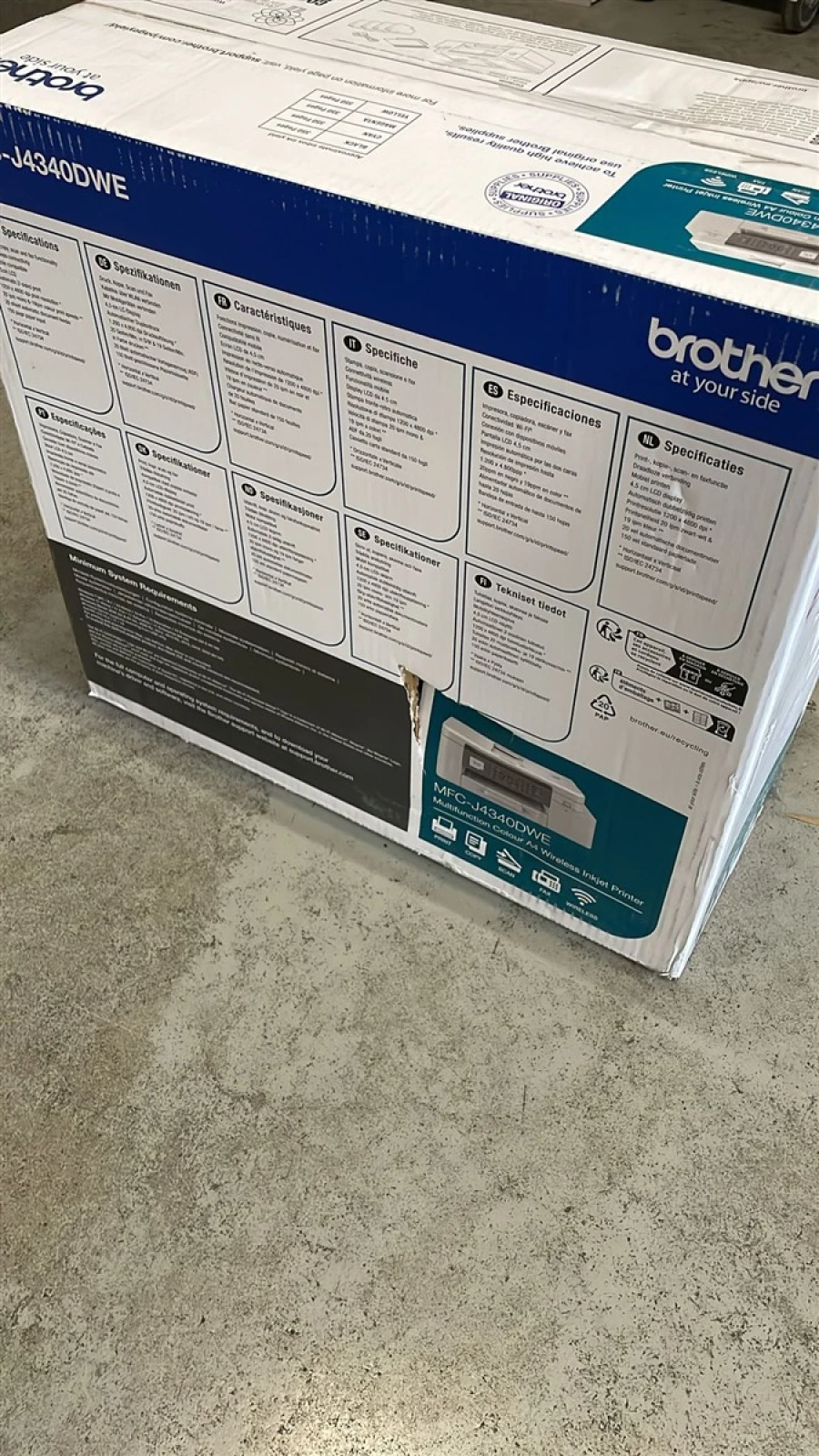 Brother MFC-J4340DWE | Multifunktionsdrucker | Farbe | Tintenstrahl | WLAN