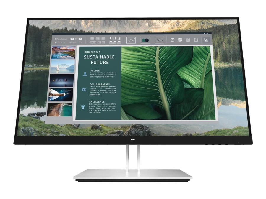 HP E24u G4 Monitor | 24" | Full HD | silber/schwarz