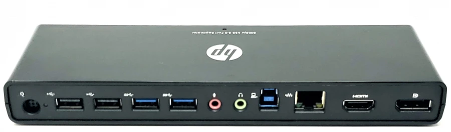 HP 3005pr USB 3.0 Port Replicator | HDMI/DP | Dockingstation ohne Netzteil