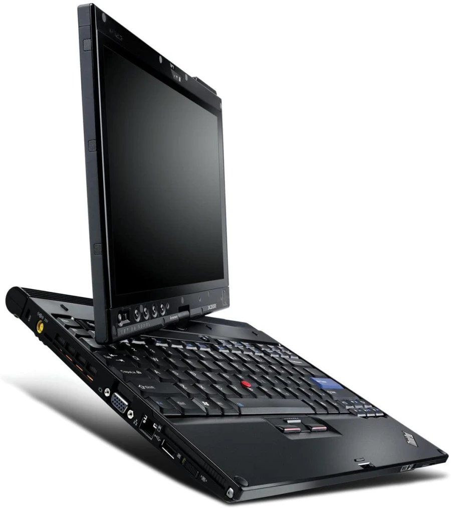 Lenovo ThinkPad X200 Tablet Intel 1,86GHz 4GB 250GB HDD HD 1280x800 Win 10 Pro