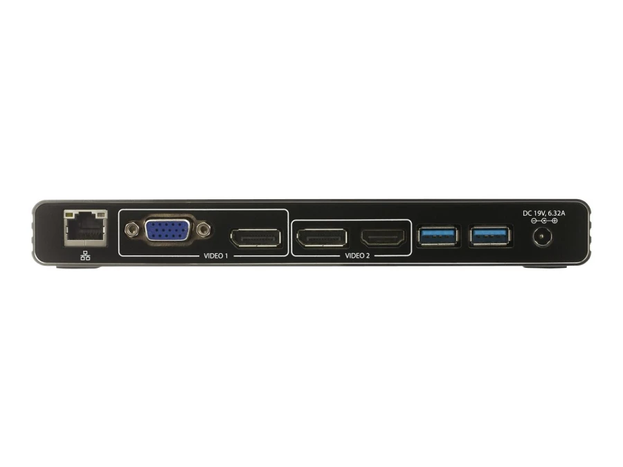 StarTech.com Thunderbolt 3 Dock | Dual Display | HDMI DisplayPort VGA - ohne Netzteil