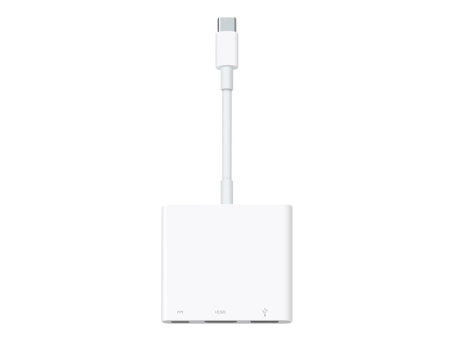 Apple USB-C to Digital AV Adapter | HDMI USB-C USB-A | 4K Support