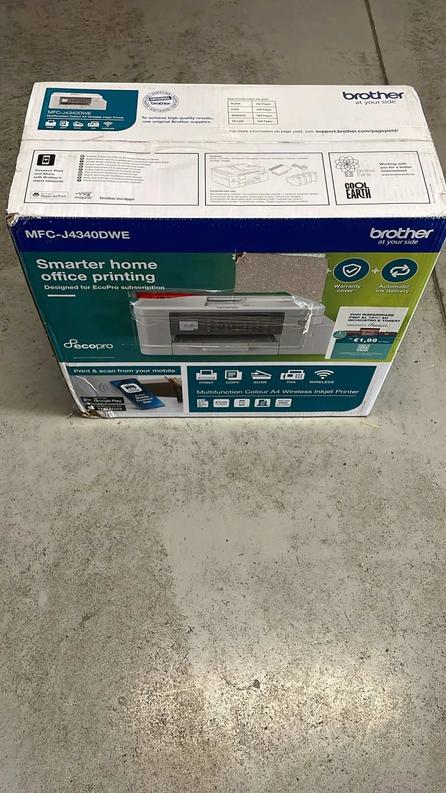 Brother MFC-J4340DWE | Multifunktionsdrucker | Farbe | Tintenstrahl | WLAN