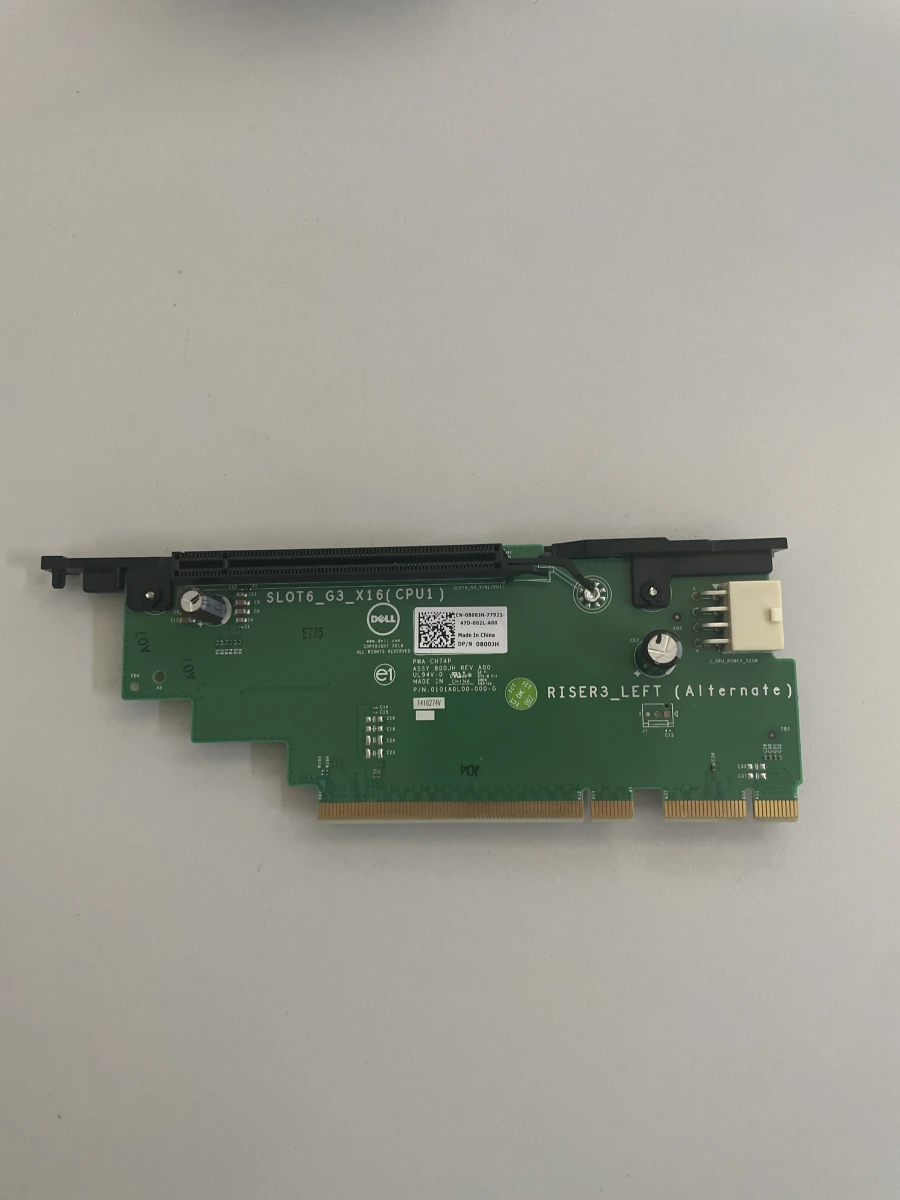 Dell 6-Slot PCIe 3.0 x16 Riser 3 Card für PowerEdge R730/R730xd | PN: 0800JH