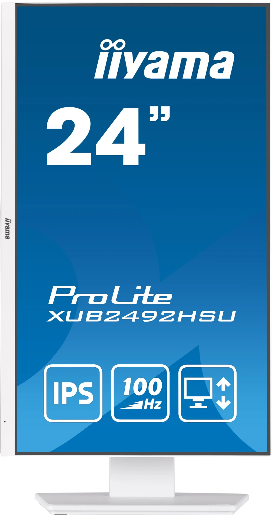 Iiyama ProLite Monitor XUB2492HSU | 24" | Full HD | 100 Hz | DP HDMI USB | Weiß