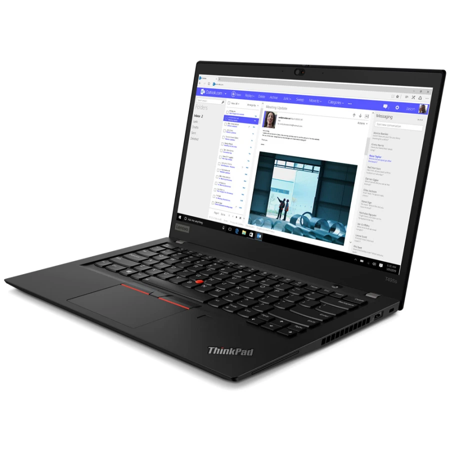 Lenovo ThinkPad T495s | 14" | AMD Ryzen 5 Pro 3500U | 16GB | 256GB SSD | Full HD | LTE | Win 11 Pro | DE