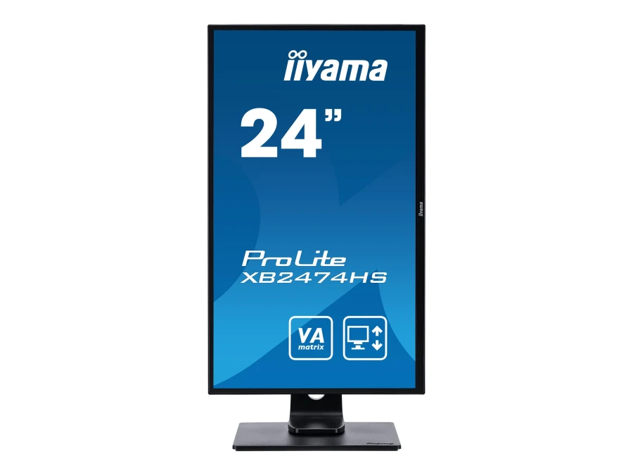 iiyama ProLite Monitor XB2474HS-B2 | 24" | LCD | HDMI | DP | VGA | FHD | Schwarz