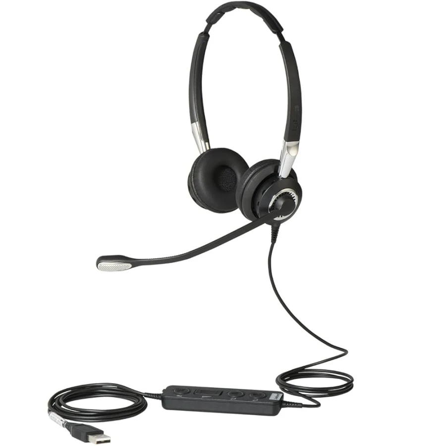 JABRA BIZ 2400 II Duo NC Bundle | Call-Center-Headset | On-Ear | kabelgebunden | Schwarz